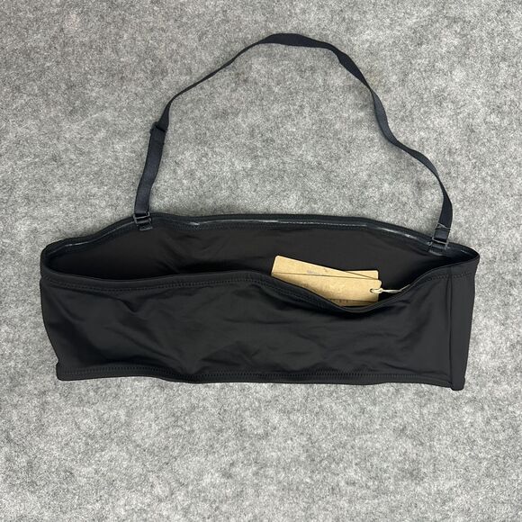 Skims Onyx Black Tube Top Halter Bandeau Size Medium New - Picture 5 of 5